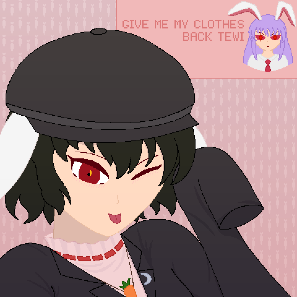 Reisen Tewi antics ^^